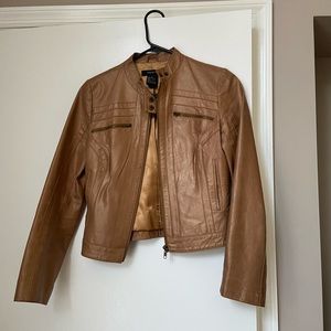 Chic leather jacket